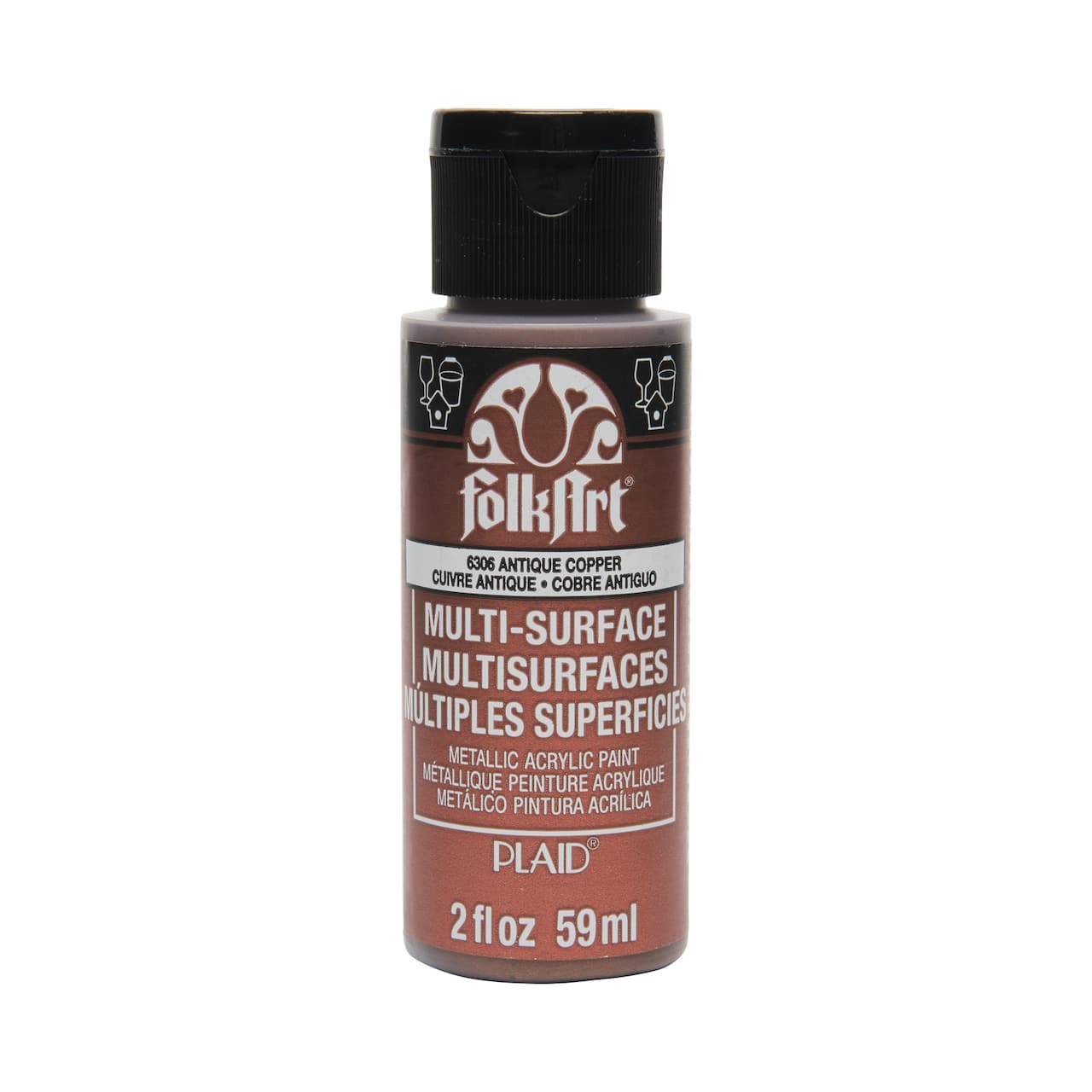 12 Pack: FolkArt® Multi-Surface Metallic Acrylic Paint